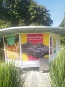 Folienbeschriftung Pavillon