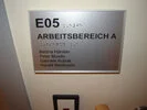 Türschild Braille